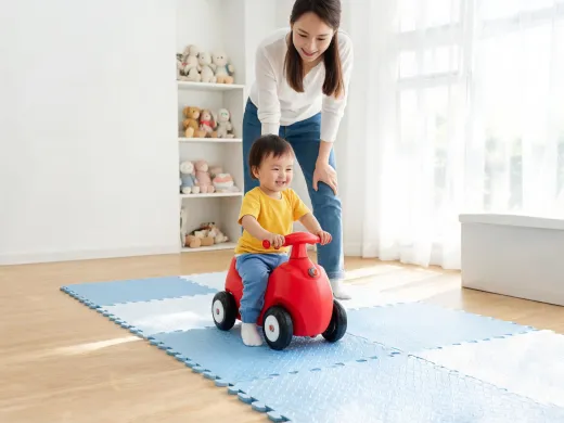 Toddler first ride-on vehicle